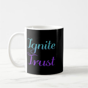Vertrauensprävention durch Kunstwerke entfachen Kaffeetasse