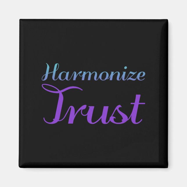 Vertrauenspräventionsdesign harmonisieren magnet (Vorne)