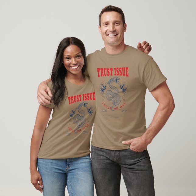 "Vertrauensproblem"-Paar Grafische T-Shirts - Schl (Unisex)