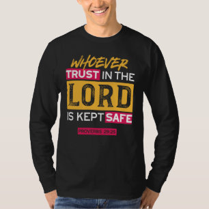 Vertrauenswürdiger Gott Zitat T-Shirt
