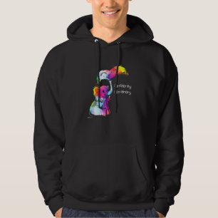 Vertraulich nicht binärer Regenbogen Genderflexive Hoodie
