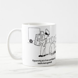 Vertrauliche Abfallentsorgung Kaffeetasse