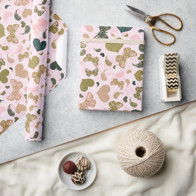 Verträumt Romantisch Geschenkpapier (Basteln)