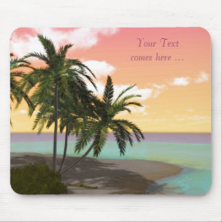 verträumte Wüsteninsel Mousepad