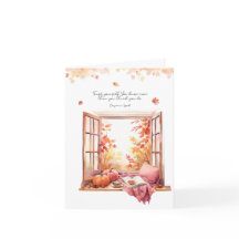 Vertraut euch selbst Herbstsonnkarte