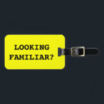 Vertrauter Gepäckanhänger für Taschen und Koffer<br><div class="desc">Vertrauter Gepäckanhänger für Taschen und lustigen Witz der Koffer.</div>