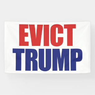 Vertreibe Trump - Klagen Sie Präsident Trump an -  Banner