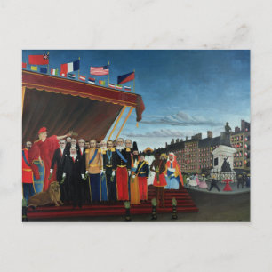 Vertreter der Power aus dem Ausland Postkarte