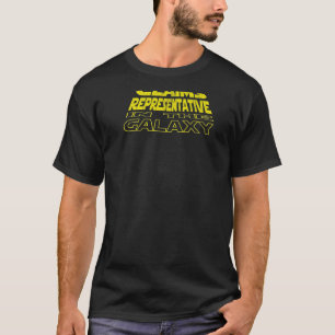 Vertreter für Schadensfälle Raum Rückseite T-Shirt