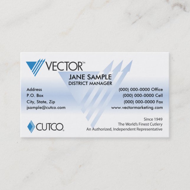 Vertreter-u. Manager-Visitenkarten Visitenkarte (Vorderseite)