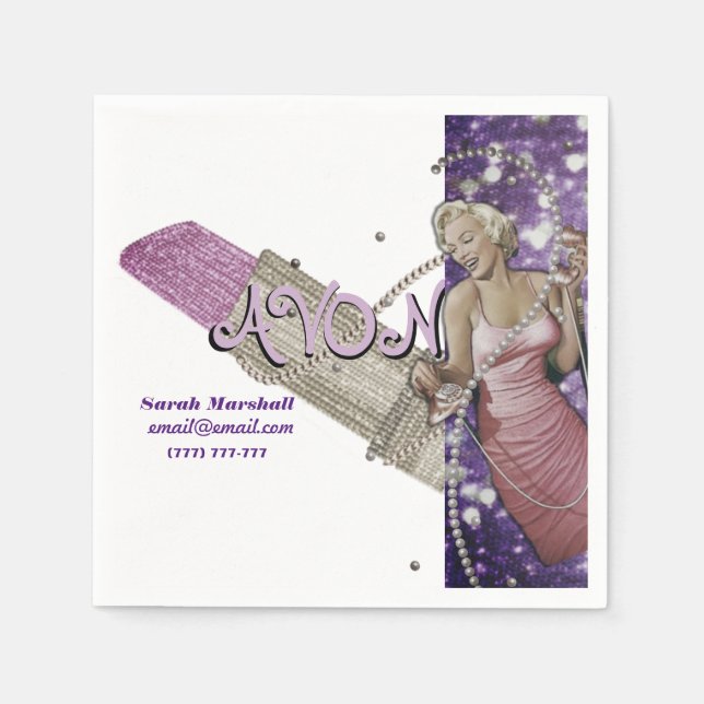 Vertreter von Avon Serviette (Vorderseite)