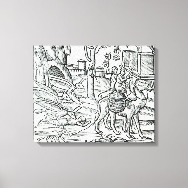 Vertretung der Pest, 1572 Leinwanddruck (Vorderseite)