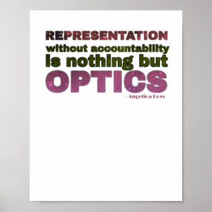Vertretung ohne Rechenschaftspflicht ist Optik Wi Poster