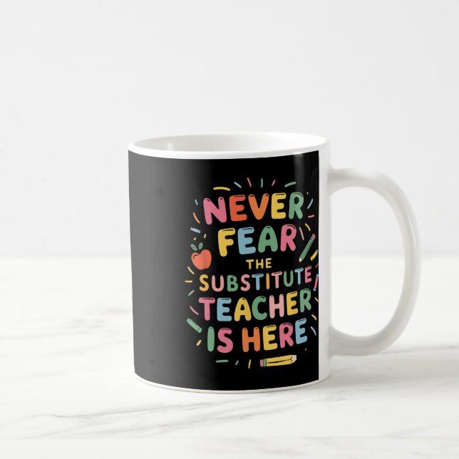 Vertretungslehrer Aushilfe Lehrer Und Vertretungsl Kaffeetasse (Rechts)