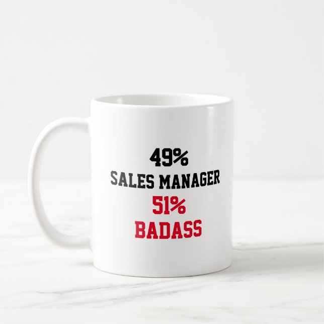 Vertriebsleiter Badass Kaffeetasse (Links)