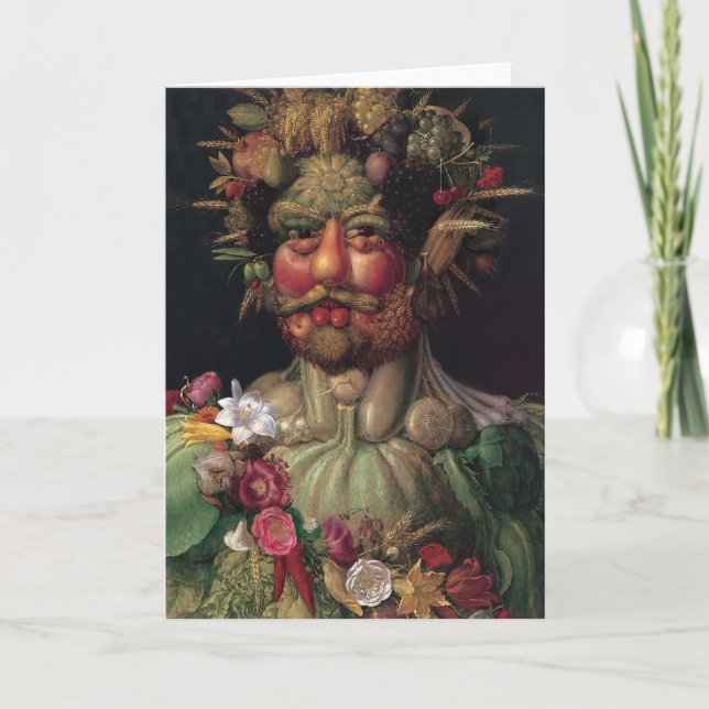 Vertumnus - Giuseppe Arcimboldo Karte (Vorderseite)