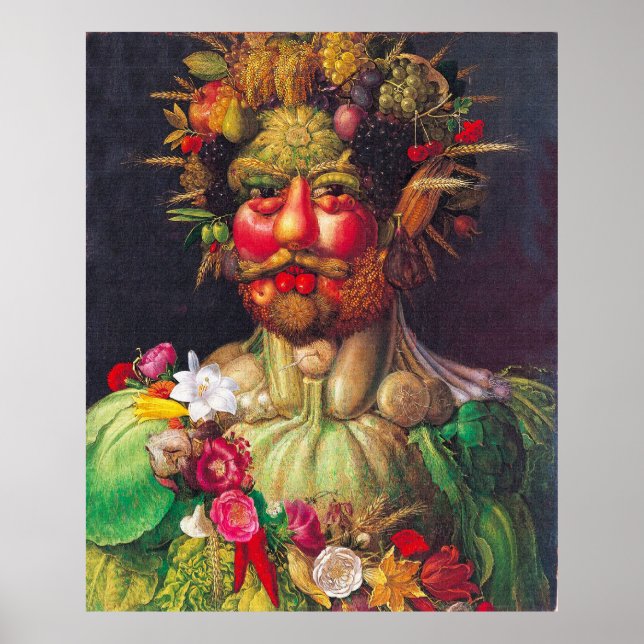 Vertumnus - Giuseppe Arcimboldo Poster (Vorne)