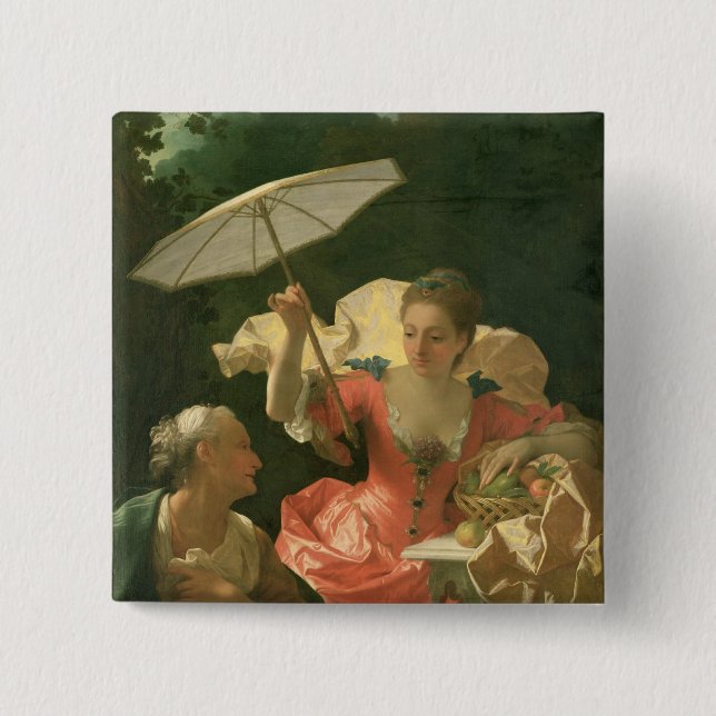 Vertumnus und Pomona Button (Vorderseite)