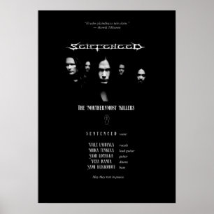 Verurteilte Band "The Northest Killers" Poster