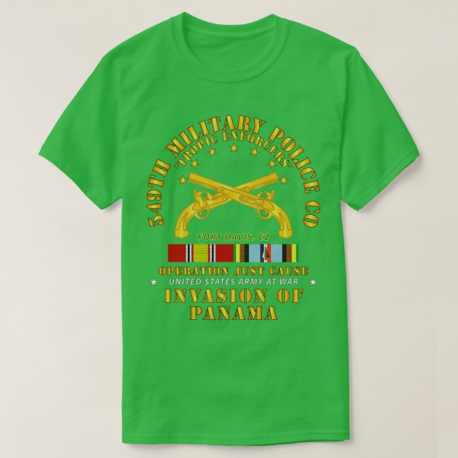 Verurteilung der 549. Militärpolizei Co Ft Davis C T-Shirt (Design vorne)
