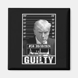 Verurteilung Donald Trump Tasse Shot Jail Pict Magnet