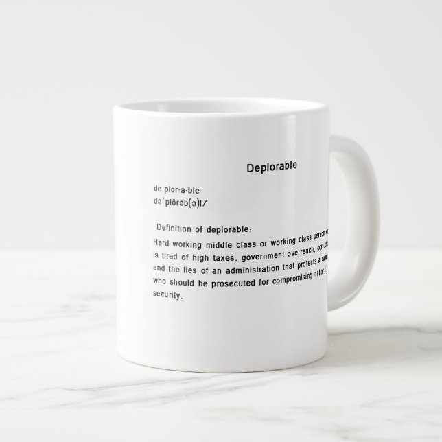 Verurteilungswürdige Tasse (Vorderseite Rechts)