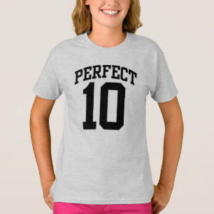 Vervollkommnen Sie der 10 VARSITY-10. GEBURTSTAG T-Shirt