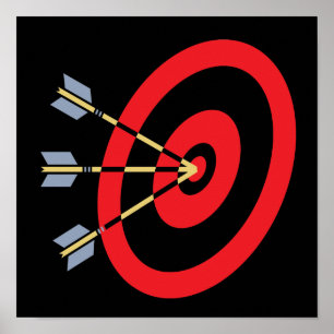 Vervollkommnen Sie Ziel Poster