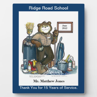 Verwahrer Award oder Recognition Plaque Fotoplatte