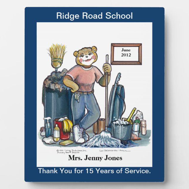 Verwahrer Award oder Recognition Plaque Fotoplatte (Vorderseite)