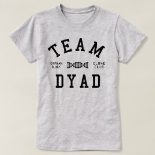 Verwaiste schwarze Team-Dyade T-Shirt