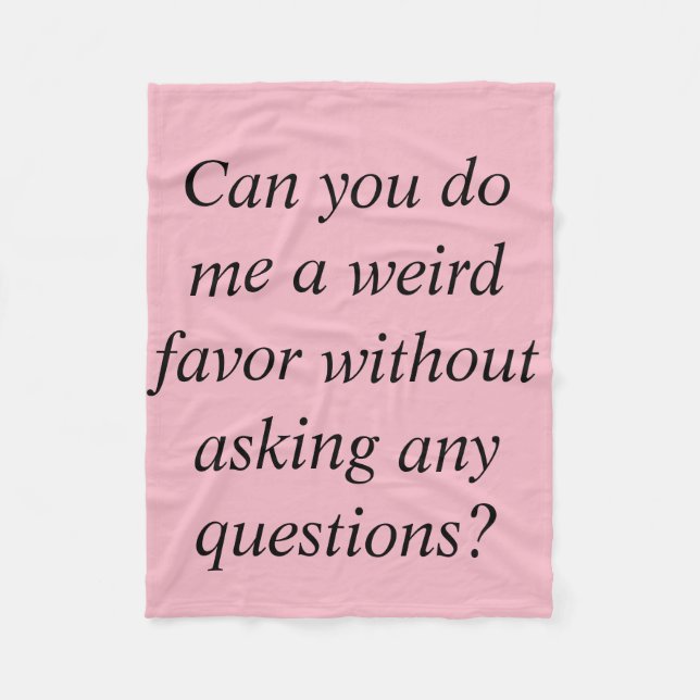 Verwaistes schwarzes Sarah-Zitat kann sich Sie ein Fleecedecke (Vorderseite)