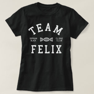 Verwaistes schwarzes Team Felix T-Shirt