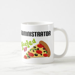 Verwalter-(lustige) Pizza Kaffeetasse