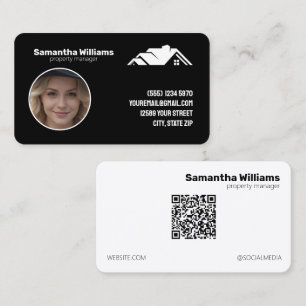 Verwaltung von Immobilien - benutzerdefinierte QR  Visitenkarte