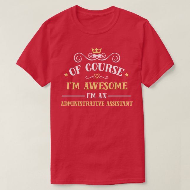 Verwaltungsassistent 17 T-Shirt (Design vorne)
