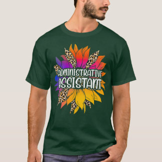 Verwaltungsassistent Sonnenblume T-Shirt