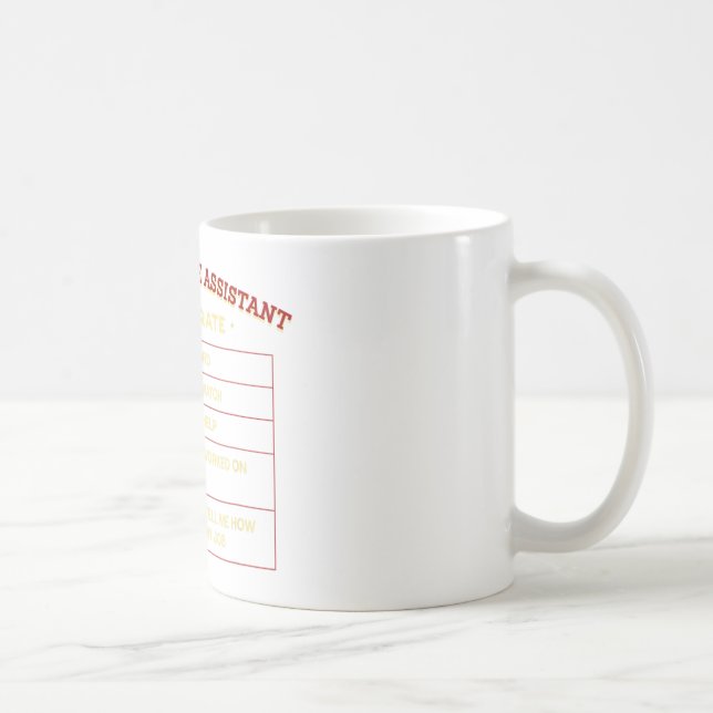 Verwaltungsassistent - Stundenlohn Kaffeetasse (Rechts)