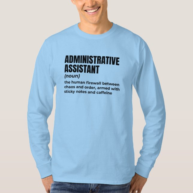 Verwaltungsassistent T-Shirt (Vorderseite)