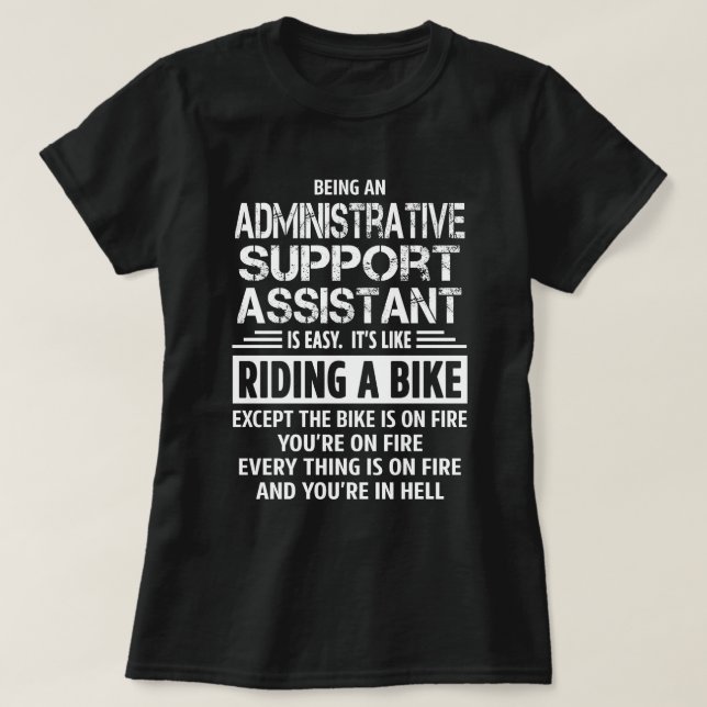 Verwaltungsassistent T-Shirt (Design vorne)
