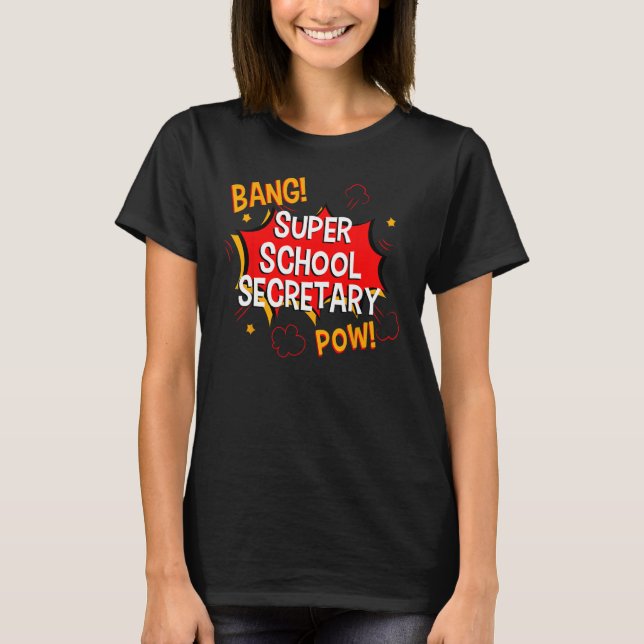 Verwaltungsassistenten der Schule T-Shirt (Vorderseite)