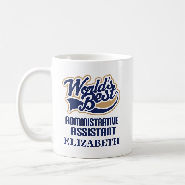 Verwaltungsassistenten-personalisiertes Tasse (Links)