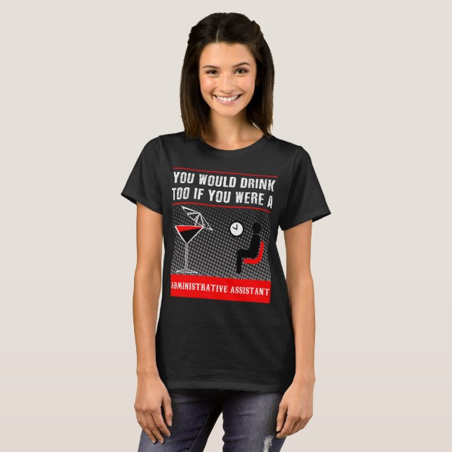 Verwaltungsassistenten-T - Shirt (Vorne ganz)