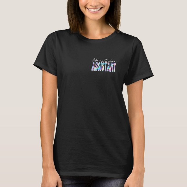 Verwaltungsassistentin Groovy Back to School Tee (Vorderseite)