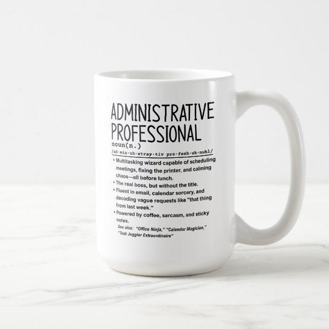 Verwaltungsfachmann Kaffeetasse (Rechts)