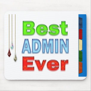 Verwaltungspersonal verleiht besten Admin je Mousepad