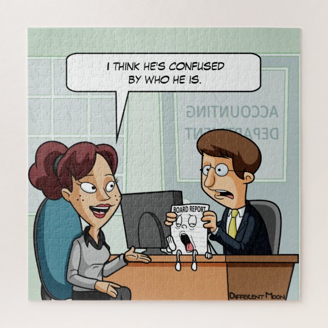 Verwaltungsrat Pun Jigsaw Puzzle (Vertikal)