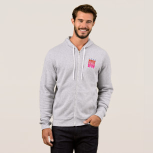 Verwandel Hass in Liebe   Männer-Reißverschluss-Ja Hoodie