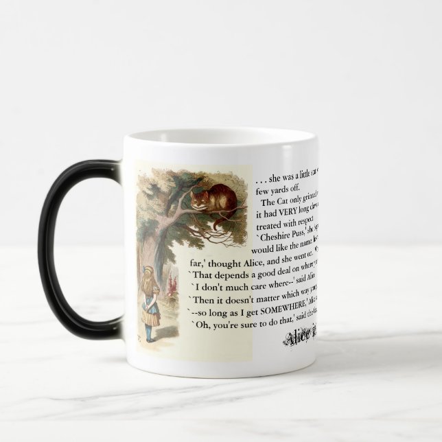 VERWANDELN: Cheshire-Katze Verwandlungstasse (Links)