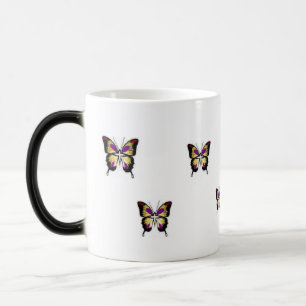 Verwandelnde ÄNDERUNGEN Tasse des Schmetterlinges